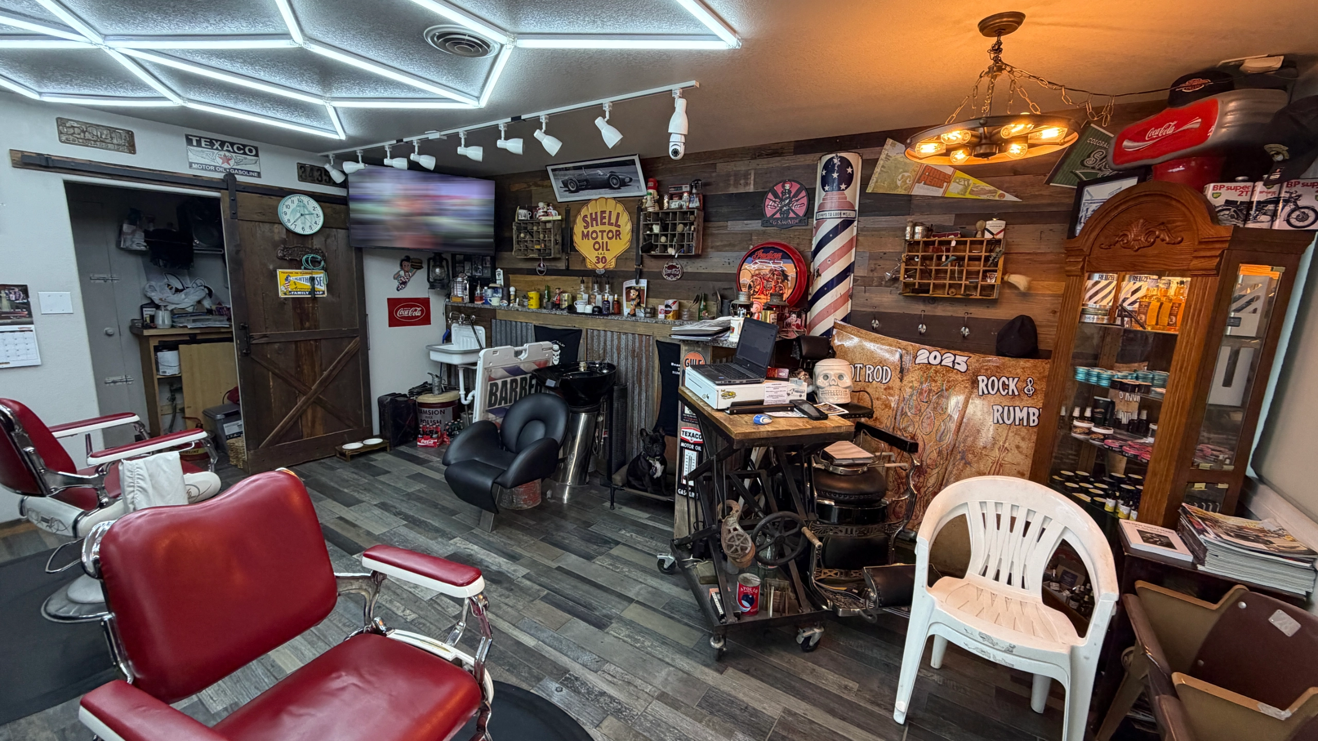 Beards & Shears Barbershop Interior